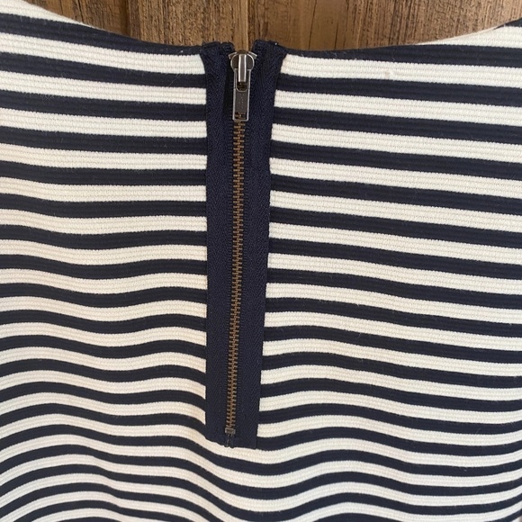 Madewell Knit blue and white striped shirt. Size Small - Picture 6 of 6
